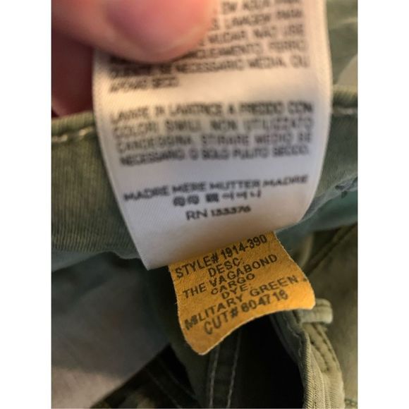 MOTHER Khaki Utility Trousers - Picture 6 of 6